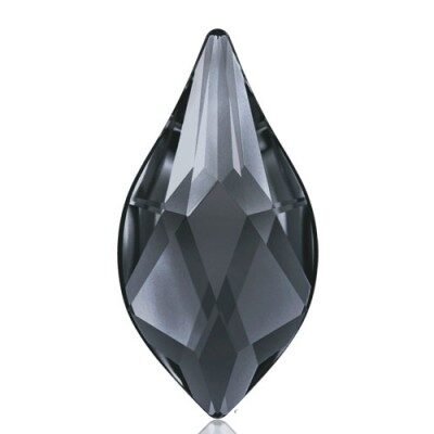 Crystal Silver Night | 7.5mm | 2205 Swarovski Flame Flat Back