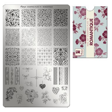 Moyra Stamping plate 74 Romantique