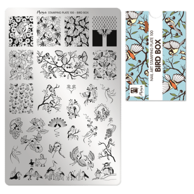 Moyra stamping plate 100 Bird box