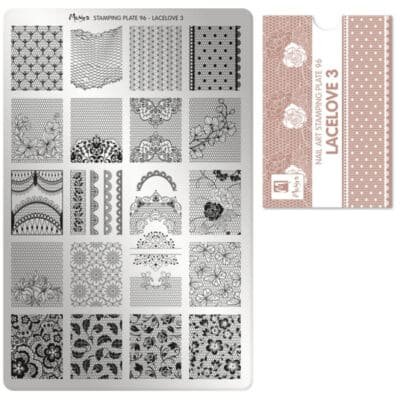 Moyra stamping plate 96 Lace love 3